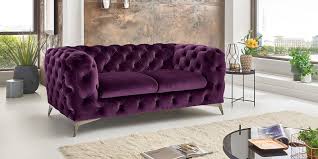 Das wochenende ist nah mithin ein gemütlicher samstag. 2 Sitzer Chesterfield Sofa Big Emma Samt Purple Lila Chesterfield Sofa Sofa Chesterfield Mobel