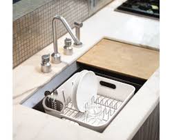 simplehuman compact dishrack, white