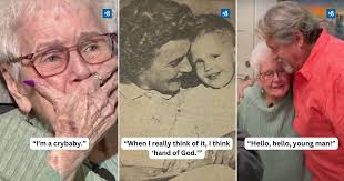 For 64 years, Barbara never forgot the boy she rescued. When she saw him  again at 94, she burst out crying.