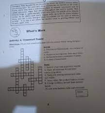 The primary force that causes the seafloor to spread and continents to drift. Fill Out The Crossword Puzzle With The Correct Terms Using The Given Clueshelp Meeee Brainly Ph