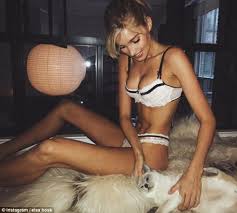 Her family loved sports, and … Elsa Hosk Is Being Body Shamed For Being Too Thin Daily Mail Online
