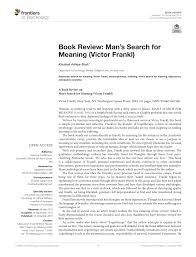 In this book, the reader follows carl, the earthworm, on a journey to figure out his purpose in life— the reason he tunnels through the soil endlessly. Pdf Book Review Man S Search For Meaning Victor Frankl