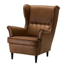 Ikea Us Furniture And Home Furnishings Ikea Strandmon Leather Chair Wing Chair
