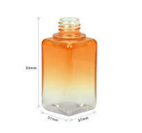 50ml PETG Empty Serum Toner Square Dropper Bottle