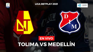 16' independiente medellín no ha podido despertar después del gol tempranero del tolima, poca 4' primer asomo del medellín al arco del tolima, se acercó caicedo con un buen remate desde afuera. Tolima Vs Medellin Liga Betplay 2021 Munera Eastman En Vivo Youtube