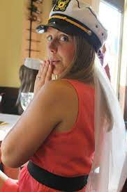 Captain Hat With Veil For The Bride Captain Hat Captain Bride