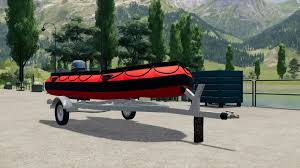 Polaris rzr and a boat. Boat Trailer Fs19 Mod Mod For Farming Simulator 19 Ls Portal