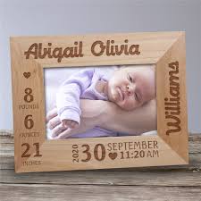 Was $39.99 sale $24.99 daily deal price: Engraved Wood Frame For Baby Gifts Giftsforyounow