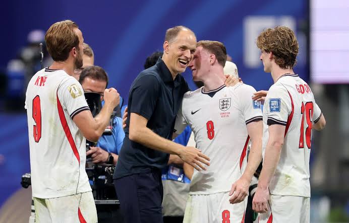 Tuchel hails his England players after 'beautiful win' in World Cup last 32