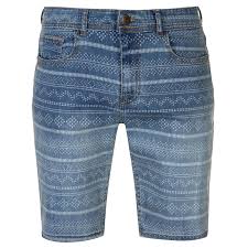 Details About Soulcal Aztec Shorts Mens Mid Wash Bottoms Short Pants Summerwear