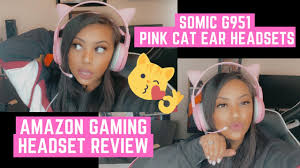 Kategori utama pt.somic indonesia adalah manajemen korporat. Vlog 19 Amazon Product Review Somic G951 Pink Cat Ear Gaming Headset Youtube