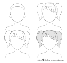 Anime drawing pigtails hairstyles is important information with hd images sourced from all websites in the world. How To Draw Anime And Manga Hair Female Animeoutline
