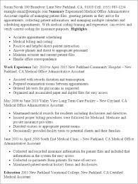 Sales administrative assistant job description for a resume. Medical Office Administrative Asst Resume Templates Mpr