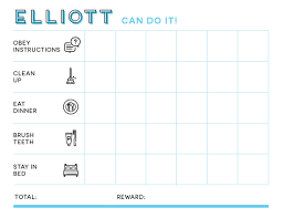 custom sticker chore chart printable