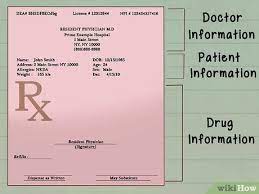 The doctor prescription format must have the name of the patient and also should include the name of the doctor. How To Read A Doctor S Prescription 10 Steps With Pictures