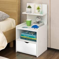 Get it as soon as tue, jun 15. White 1 Drawer 3 Layer Wooden Bedroom Bedside Table Cabinet Nightstand Storage Cabinet Shelf Au Uk Us Ru Cn Dropshipping Buy At The Price Of 37 54 In Aliexpress Com Imall Com