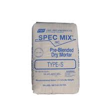 spec mix 94 lb type s mason mortar mix