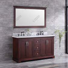 Your bathroom sink cabinets and vanities present a style that can bring your whole bathroom together. China 60inch Mahogany Double Sinks Bathroom Vanities Cabinets China Large Storage Hangzhou