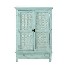 Mobiletto A 2 Ante E 1 Cassetto In Legno Massello Di Mango Blu Maisons Du Monde Deco Chambre Bleu Bleu Celadon Mobilier De Salon