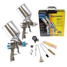 Devilbiss 802343 Devilbiss Startingline Hvlp Gravity Feed Paint And Primer Spray Gun Kits Summit Racing