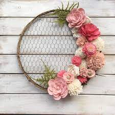 Check spelling or type a new query. Best 11 14 Inch Round Chicken Wire Wreath Form Oh You Re Lovely Sola Wood Flowers Skillofking Co Diy Spring Wreath Wire Wreath Forms Chicken Wire Crafts