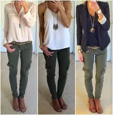 Friday Favorites 1 23 15 Green Pants Outfit Casual Outfits Green Cargo Pants