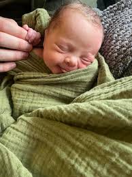 My newest granddaughter arrived this morning about 8am. April Jean 8 lbs 1  oz