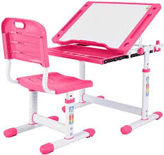 New Sallymonday Kids Desk And Chair Set Study Table Height Adjustable Kids Desk Ergonomic Design Sc In 2020 Childrens Desk And Chair Desk And Chair Set Childrens Desk