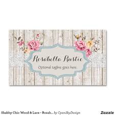 Shabby Chic Floral Rustic Wood Vintage Lace Business Card Zazzle Co Uk Shabby Chic Business Card Chic Business Card Rustic Business Cards