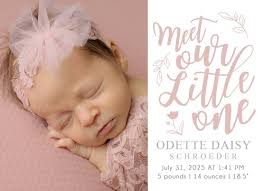 Welcome Baby Odette Daisy