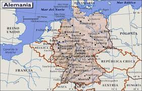 Controla la cámara 3d sobre el mapa para acercarte a cualquier punto del país. Mapa De Alemania