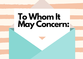 Also, ghoste makes an obvious reference to the song hey ya!, performed by outkast, who were one of the most biggest influences in his musical style. Is To Whom It May Concern Still Ok To Use Businesswritingblog