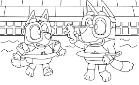 Coloring images, children can dream up with color and paint their favorite characters in the brightest colors. Bluey Is Having Fun Coloring Pages Bluey Coloring Pages Coloring Pages For Kids And Adults