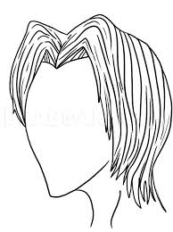 Anime hair is pretty easy to draw compared to real structured hair illustrations so only a little bit of training is needed with impressive results. How To Draw Male Hair Styles Step By Step Drawing Guide By Dawn Dragoart Com
