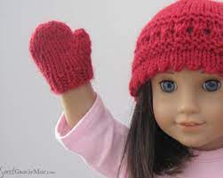 Easy Doll Mittens For 18 Knitted Doll Patterns American Girl Doll Patterns Knitted Dolls