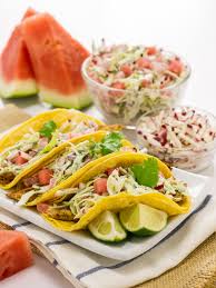 Check spelling or type a new query. Recipe Skinny Fish Tacos With Watermelon And Radish Slaw What About Watermelon