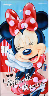 Minnie Mouse Beach Towel Amazon Co Uk Kitchen Home Minnie Mouse Drawing Minnie Mouse Pictures Mickey Mouse Images