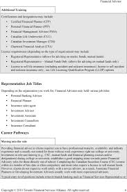 This internship helps intending financial advisors to get firsthand insight into the industry, and the knowledge can be a plus during a later job hunt. Financial Advisor It S About You What Is Financial Planning What Is The Role Of The Financial Advisor Areas Of Focus Pdf Free Download