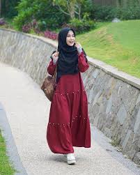 Kombinasi baju lebaran cewek tinggi 150cm : 110 Ide Gamis Lebaran Baju Muslim Gaun Victoria