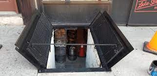How to build an outdoor basement bulkhead door? Sidewalk Cellar Doors Hatches Basement Access Door Steel Fabricator