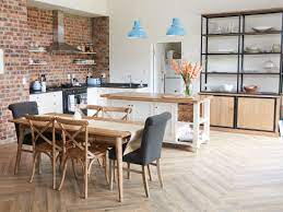 Seriously, light wood kitchen floors go with pretty much everything. 10 Gorgeous Kitchens With Wood Floors
