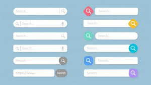 Search Bar For Website Decoration And Application Design Separate On The Background In 2020 Web Design Flat Web Design Application Design