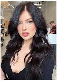 Cute brown hair blue eyed christmas girl. 510 Fair Skin Blue Eyes And Dark Hair Ideas In 2021 Dark Hair Fair Skin Hair