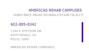 Similar rental homes you may like in 85032. 1104377142 Npi Number Americas Rehab Campuses Scottsdale Az Npi Registry Medical Coding Library Www Hipaaspace Com C 2021