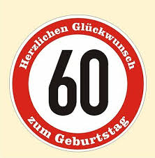 Vielleicht gibt es bereits ein paar enkelkinder, man hat den größten teil seiner beruflichen laufbahn hinter sich und es wartet bald die wohlverdiente rente. Verkehrsschild 60 Geburtstag Aufkleber Verkehrszeichen Strassenschild Birthday Eur 3 00 Picclick De
