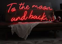 Love You To The Moon And Back Neon Sign Rock My Wedding Uk Wedding Planning Directory Wedding Neon Sign Neon Light Signs Neon Wedding