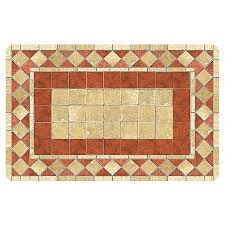 Free shipping on orders over $49. The Softer Side By Weather Guard Red Tile Mosaic Kitchen Mat Bed Bath Beyond
