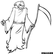 All you need is photoshop (or similar), a good photo, and a couple of minutes. Grim Reaper Halloween Online Coloring Page Grim Reaper Halloween Online Coloring Pages Free Halloween Coloring Pages