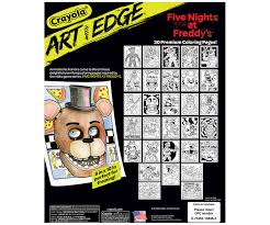 In his correct hand, he holds a receiver. Crayola Art With Edge Coloring Pages Five Nights At Freddy S 30 Premium Coloring Pages Featuring Creepy Scenes And Characters From The Video Game Series Crayola