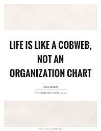 Life Is Like A Cobweb Not An Organization Chart Picture